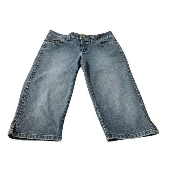 Faded Glory Stretch Pedal Pushers Capris Missy 6 - Picture 1 of 6